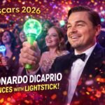 Leonardo DiCaprio Dancing with Lightstick Oscars Video