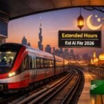Dubai Metro extended timings Eid Al Fitr 2026