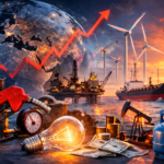 Global Energy Crisis Risk caused by oil supply disruptions and rising fuel prices worldwide