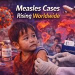 Children vaccination campaign as measles cases rising worldwide