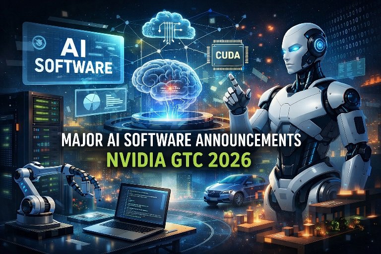 Major AI Software Announcements NVIDIA GTC 2026 AI developer tools and agent platforms revealed at conference