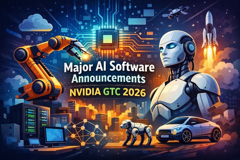 Major AI Software Announcements NVIDIA GTC 2026 AI developer tools and agent platforms revealed at conference