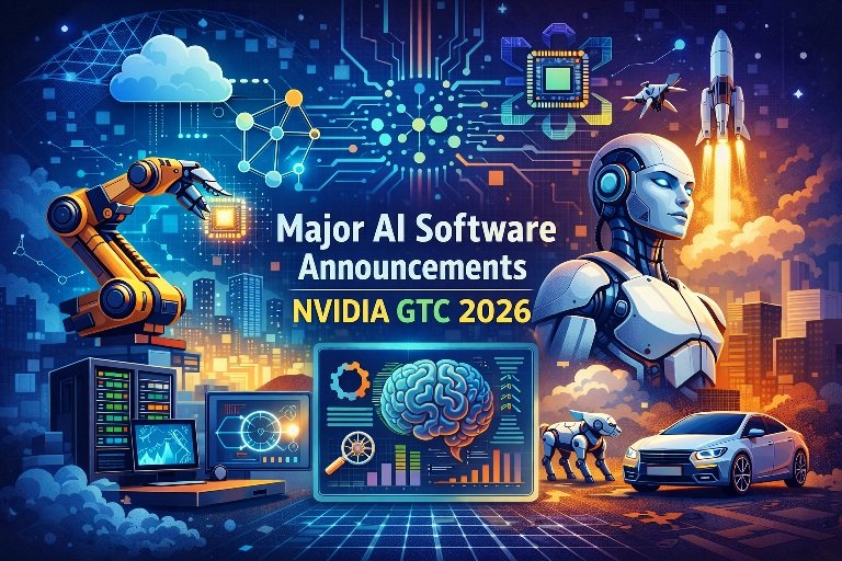 Major AI Software Announcements NVIDIA GTC 2026 AI developer tools and agent platforms revealed at conference
