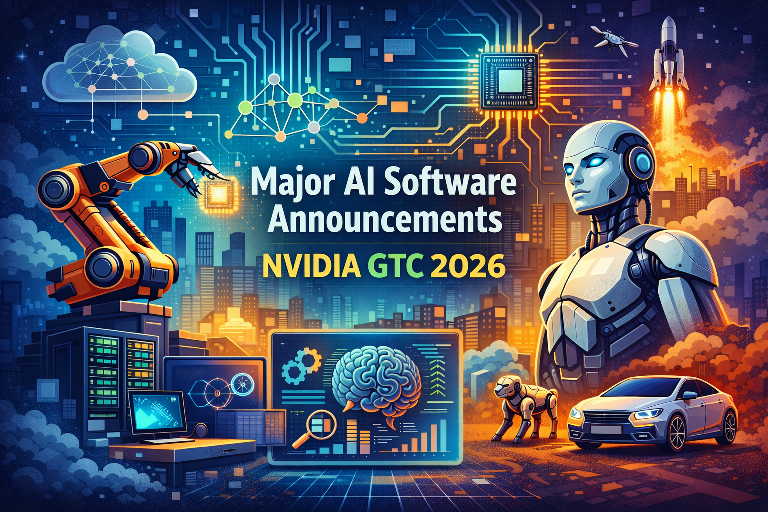 Major AI Software Announcements NVIDIA GTC 2026 AI developer tools and agent platforms revealed at conference