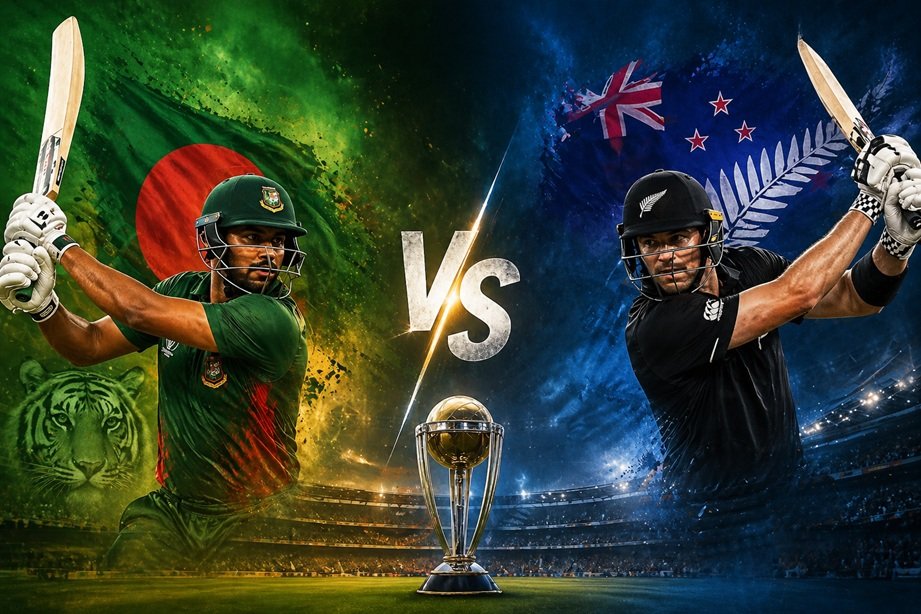 Bangladesh vs New Zealand live match 2026 cricket action stadium