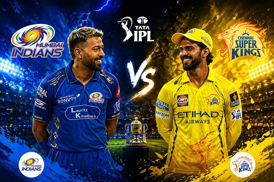 MI vs CSK 33rd Match IPL 2026 players celebrating match moment