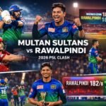 Multan Sultans vs Rawalpindi scorecard 2026 match highlights and full scoreboard