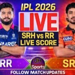 SRH vs RR live score IPL 2026 match action stadium crowd IPL