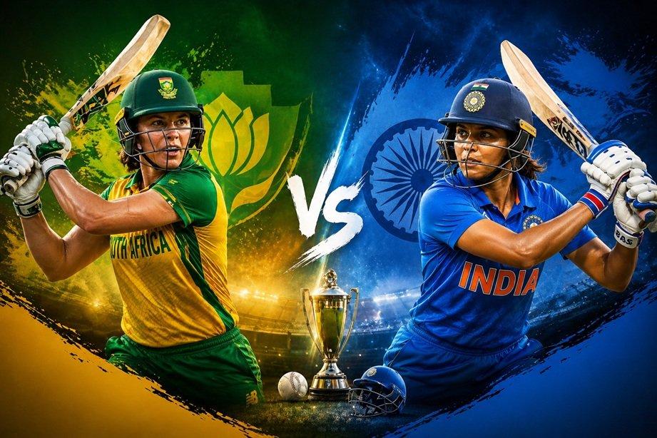 South Africa Women vs India Women 4th T20I 2026 match action at Wanderers Stadium