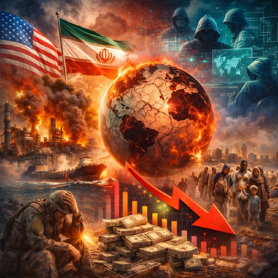 long term damage US Iran war economic and geopolitical impact illustration