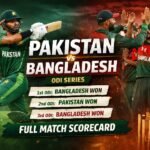 pakistan vs bangladesh full match scorecard ODI series highlights