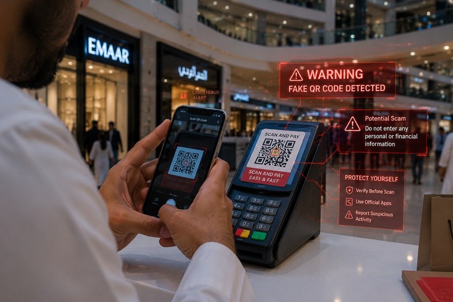 Dubai Police cyber fraud alert warning about online banking scams