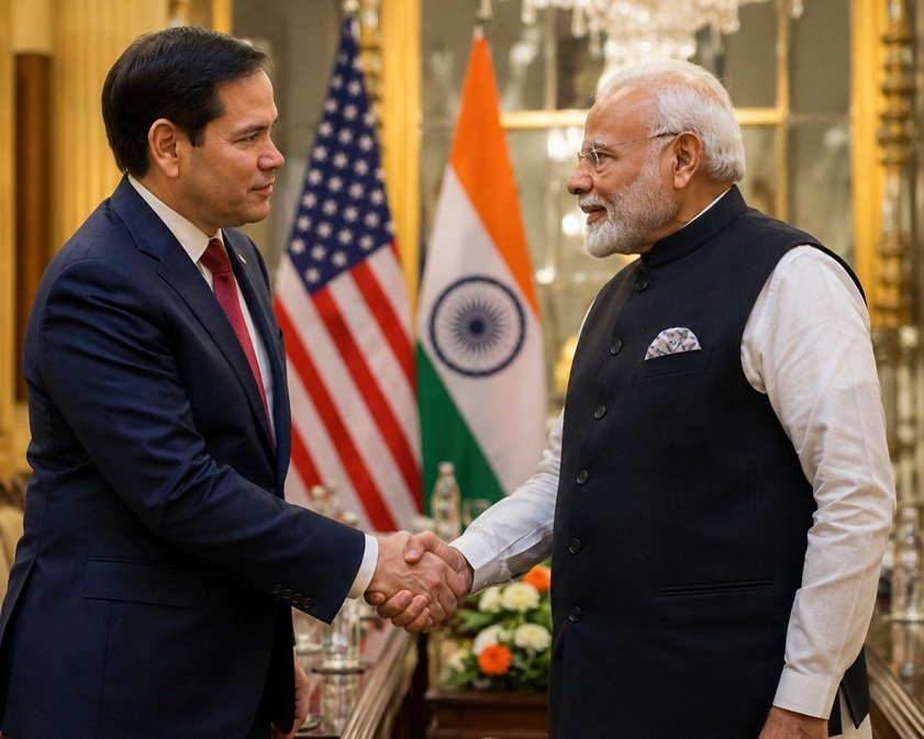 Rubio Meets PM Modi during US-India diplomatic talks in New Delhi