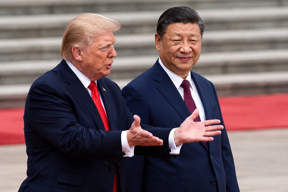Trump Xi Beijing summit meeting at the Great Hall of the People