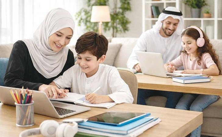 UAE distance learning extension online classes in UAE schools