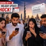 UAE Holiday Update Shock residents reacting to surprise holiday news at UAE airport