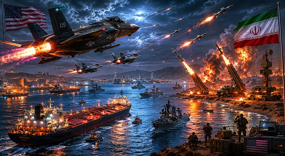 US strikes Iran warning causing rising Middle East tensions
