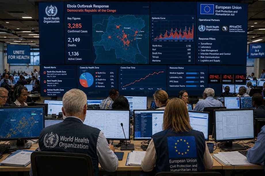 EU Ebola Outbreak Support helping healthcare workers combat the Ebola outbreak in the Democratic Republic of Congo through emergency funding and medical aid.