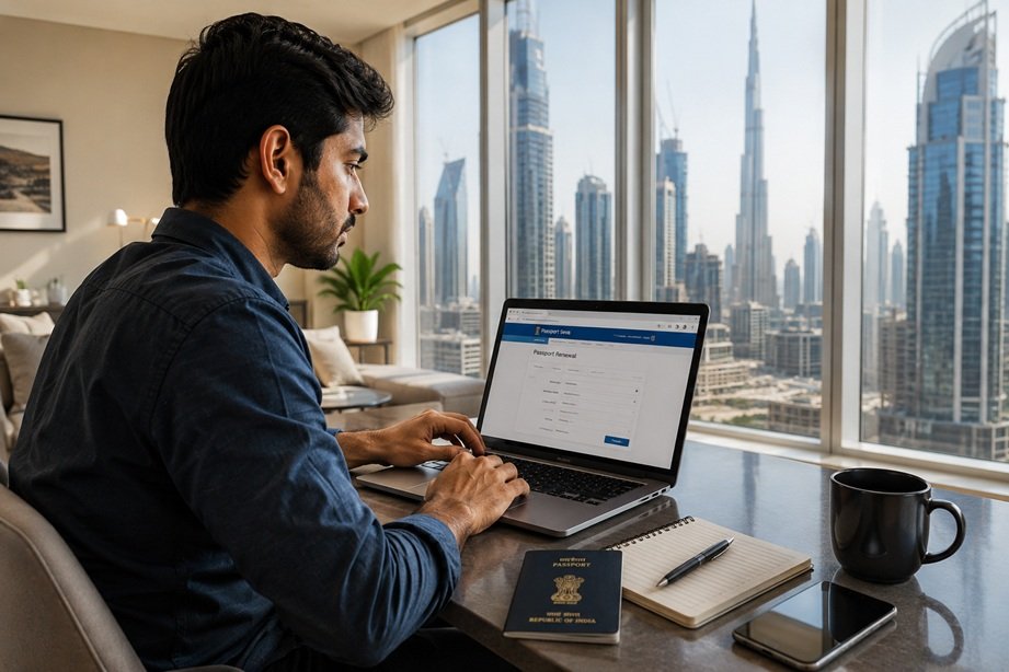Indian Expats UAE Changes showing new passport fees and travel rules for Indian travelers in 2026