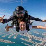 Skydive Dubai Resumes Activities with tandem skydivers above Palm Jumeirah