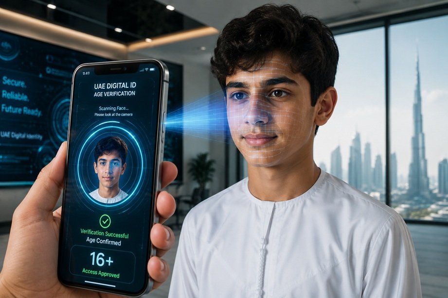UAE Social Media Ban for children under 15 with age verification and online safety regulations