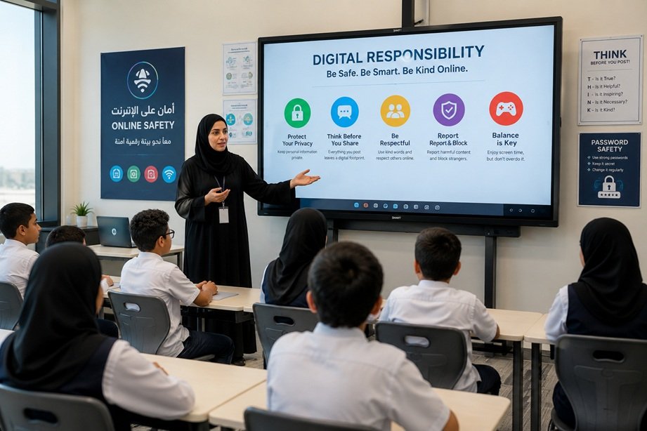 UAE Social Media Ban for children under 15 with age verification and online safety regulations