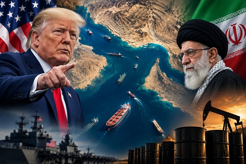Trump Iran Hormuz tensions over the Strait of Hormuz and Iran nuclear weapons warning